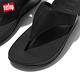 【FitFlop】LULU SHIMMERLUX TOE-POST SANDALS經典亮粉夾脚涼鞋-女(靓黑色) product thumbnail 5