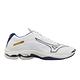 Mizuno 排球鞋 Wave Lightning Z7 男鞋 白 藍 緩震 羽桌球鞋 美津濃 V1GA2200-43 product thumbnail 6