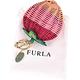 FURLA Ghiotta 草莓造型手工藤編鑰匙圈(粉色) product thumbnail 4