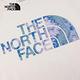 【The North Face 官方旗艦】北面女款米白色吸濕排汗暈染LOGO短袖T恤｜7QUJN3N product thumbnail 6