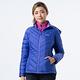 【ATUNAS 歐都納】女款輕量可拆帽鵝絨保暖防風羽絨外套A1-G1833W藍紫 product thumbnail 2