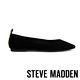 STEVE MADDEN-ADLEY 後跟拼接豹紋帶尖頭平底鞋-絨黑 product thumbnail 3