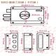 BIRD 分離式三段鎖 單開電白 三段鎖 鍍鉻三段鎖 隱藏式門鎖 輔助鎖補助鎖 product thumbnail 6