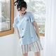 居家睡衣 女孩愜意 二件式短袖成套休閒服(藍F) AngelHoney天使霓裳 product thumbnail 2