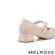 高跟鞋 MELROSE 美樂斯 復古時尚愛心馬銜釦瑪莉珍方頭高跟鞋－米 product thumbnail 4