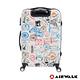 AIRWALK LUGGAGE - 精彩歷程 環郵世界行李箱24吋 - 各地米白 product thumbnail 4