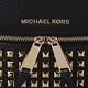 MK MICHAEL KORS RHEA ZIP金字LOGO鉚釘牛皮拉鍊後背包 product thumbnail 5