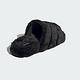 Adidas Adilette Essential W IF3964 女 涼拖鞋 厚底 毛絨絨 保暖 三葉草 全黑 product thumbnail 5