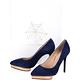 Charlotte Olympia Debbie 麂皮心型底台設計細跟鞋(藍色) product thumbnail 6