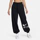 Nike 長褲 Air Pants 女款 黑 白 毛圈布 抽繩 中腰 寬鬆 棉褲 褲子 FN1903-010 product thumbnail 4