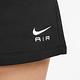 Nike 短褲 NSW AIR 女款 黑 白 高腰 彈性 柔暖 勾勾 LOGO FB8055-010 product thumbnail 8
