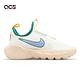 Nike 童鞋 Flex Runner 2 LIL PSV 中童 白 綠 襪套式 無鞋帶 運動鞋 小朋友 DV1377-100 product thumbnail 3