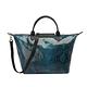 LONGCHAMP LE PLIAGE PYTHON蟒蛇蚊短把手提/斜背包(大-西洋杉藍) product thumbnail 4