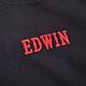 EDWIN 寬版立體刺繡LOGO短袖T恤-男-黑色 product thumbnail 5