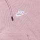 Nike 帽T Essential Fleece Hoodie 女款 短版 側邊拉鍊 微刷毛 落肩 穿搭 粉 黑 DD5382-601 product thumbnail 8