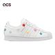 adidas 休閒鞋 Superstar J 大童 女鞋 白 粉紅 HELLO KITTY 貝殼頭 愛迪達 ID7279 product thumbnail 6