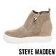 STEVE MADDEN-WEDGIE-P 麂皮簍空內增高休閒鞋-棕色 product thumbnail 5