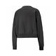 Puma 短版上衣 Classics Crew Neck 黑 歐規 V領 長袖 女款 53806001 product thumbnail 2