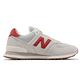 New balance 休閒鞋 574 男鞋 女鞋 灰 紅 情侶鞋 麂皮 NB 紐巴倫 復古 IU著用款 U574RF2D product thumbnail 3