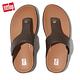 【FitFlop】SAMEL MENS ADJUSTABLE LEATHER TOE-POST SANDALS可調節皮革夾腳涼鞋-男(巧克力棕) product thumbnail 5