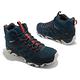 Merrell 戶外鞋 Moab FST 2 Mid GTX 男鞋 登山 越野 耐磨 黃金大底 防水 中筒 藍 紅 ML500119 product thumbnail 8