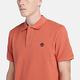 Timberland 男款醬紅色休閒短袖Polo衫|A62T5EG6 product thumbnail 5