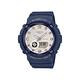 CASIO卡西歐 BABY-G 俐落簡約 休閒藍 珍珠光感錶圈 雙顯系列 BGA-280BA-2A_43.4mm product thumbnail 2