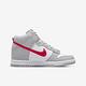 NIKE DUNK HI SE (GS) 高筒 大童 籃球鞋-白灰-DH9750001 product thumbnail 3