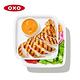 美國OXO 隨行密封保鮮盒-1.5L(分層附醬料盒) product thumbnail 4