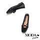 平底鞋 MODA Luxury 氣質純色芭蕾舞式方頭平底鞋－黑 product thumbnail 5