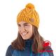 【Mammut】Sally Beanie 保暖針織毛球羊毛帽 金黃 #1191-00430 product thumbnail 3