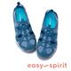 Easy Spirit-seEARTHEN 多彩多色 後跟鏤空撞色涼休閒鞋-藍色 product thumbnail 4