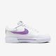 Nike Wmns Court Legacy Lift [DM7590-103] 女 休閒鞋 經典 復古 厚底 白紫 product thumbnail 2