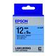 EPSON C53S654406 LK-4LBP粉彩系列藍底黑字標籤帶(寬度12mm) product thumbnail 2