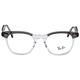 RAY BAN 光學眼鏡(灰黑+透明色)RB5398-8111 product thumbnail 4