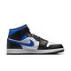 NIKE Air Jordan 1 Mid  男籃球鞋-黑藍-554724140 product thumbnail 3