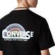 CONVERSE CLASSIC SCRIPT TEE 男 短袖上衣 黑色 10021516-A01 product thumbnail 4