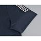 MK MICHAEL KORS橡膠圓標字母LOGO雙肩字母條紋設計純棉短袖T恤(男款/午夜藍x白條紋) product thumbnail 4