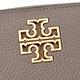 TORY BURCH BRITTEN 鏤空金屬LOGO對開零錢短夾(大象灰) product thumbnail 8