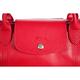 LONGCHAMP LE PLIAGE CUIR 羊皮短把手提/斜背包(中/紅色) product thumbnail 9