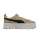 Puma 休閒鞋 Mayze Infuse Wns 女鞋 淺咖 卡其 黑 厚底 增高 麂皮 38165201 product thumbnail 3