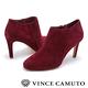 VINCE CAMUTO  時尚經典款 皮革質感中跟踝靴-酒紅 product thumbnail 6