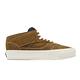 Vans 滑板鞋 Half Cab Reissue 33 男鞋 棕 白 中筒 皮革 抓地 板鞋 運動鞋 VN000CR71M7 product thumbnail 6