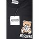 MOSCHINO 童裝 電繪泰迪熊補丁彈性棉黑色短袖TEE T恤 product thumbnail 3