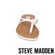 STEVE MADDEN-ALLOW 簡約亮彩扭結T字平底拖鞋-白色 product thumbnail 3