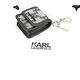 KARL LAGERFELD AirPods KL字母老花耳機套/鑰匙圈(黑灰色) product thumbnail 4