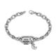 CHARRIOL夏利豪 Bracelet Forever Lock永恆之鎖手鍊 銀色18cm款 C6(06-101-1139-29) product thumbnail 2