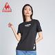 le coq sportif 法國公雞牌七龍珠聯名款 角色印花短袖T恤 男女-黑 product thumbnail 2