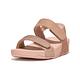 【FitFlop】LULU ADJUSTABLE SHIMMERLUX BACK-STRAP SANDALS 經典亮粉可調整式後帶涼鞋-女(玫瑰金) product thumbnail 2