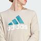 adidas 上衣 男款 長袖上衣 運動 亞規 M BL SJ LS T 卡其 IJ8580 product thumbnail 4